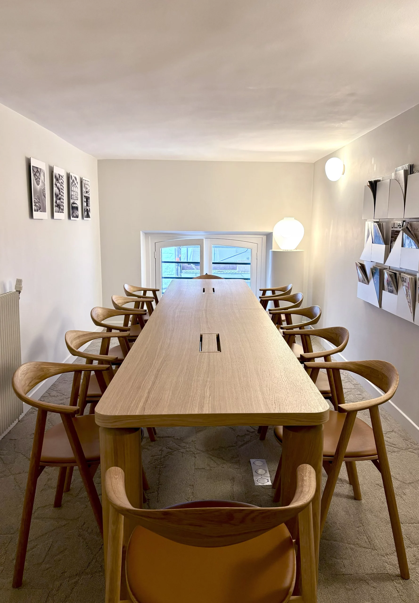 Table de réunion bois design